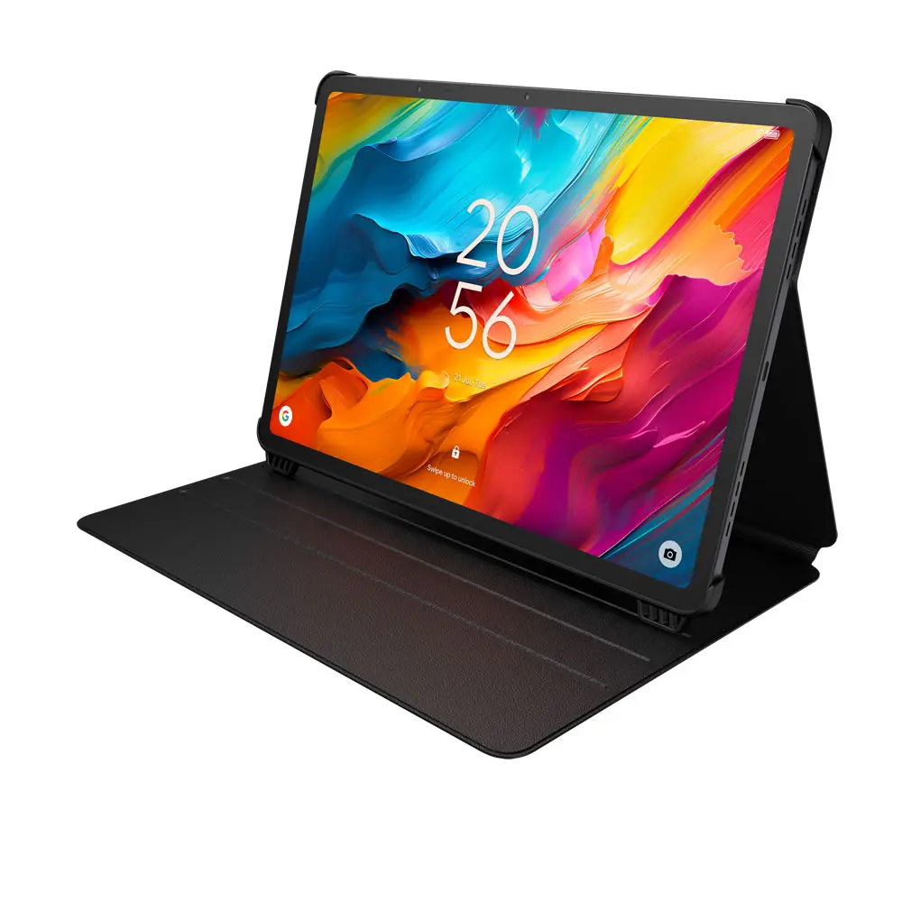 Hera_TCL NXTPAPER 14_Black_Tablet with Flipcase_Open_Front Right.webp