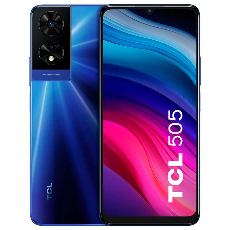 Celular TCL 505 4GB 128GB 6,75" NFC Android 14go Ocean Blue