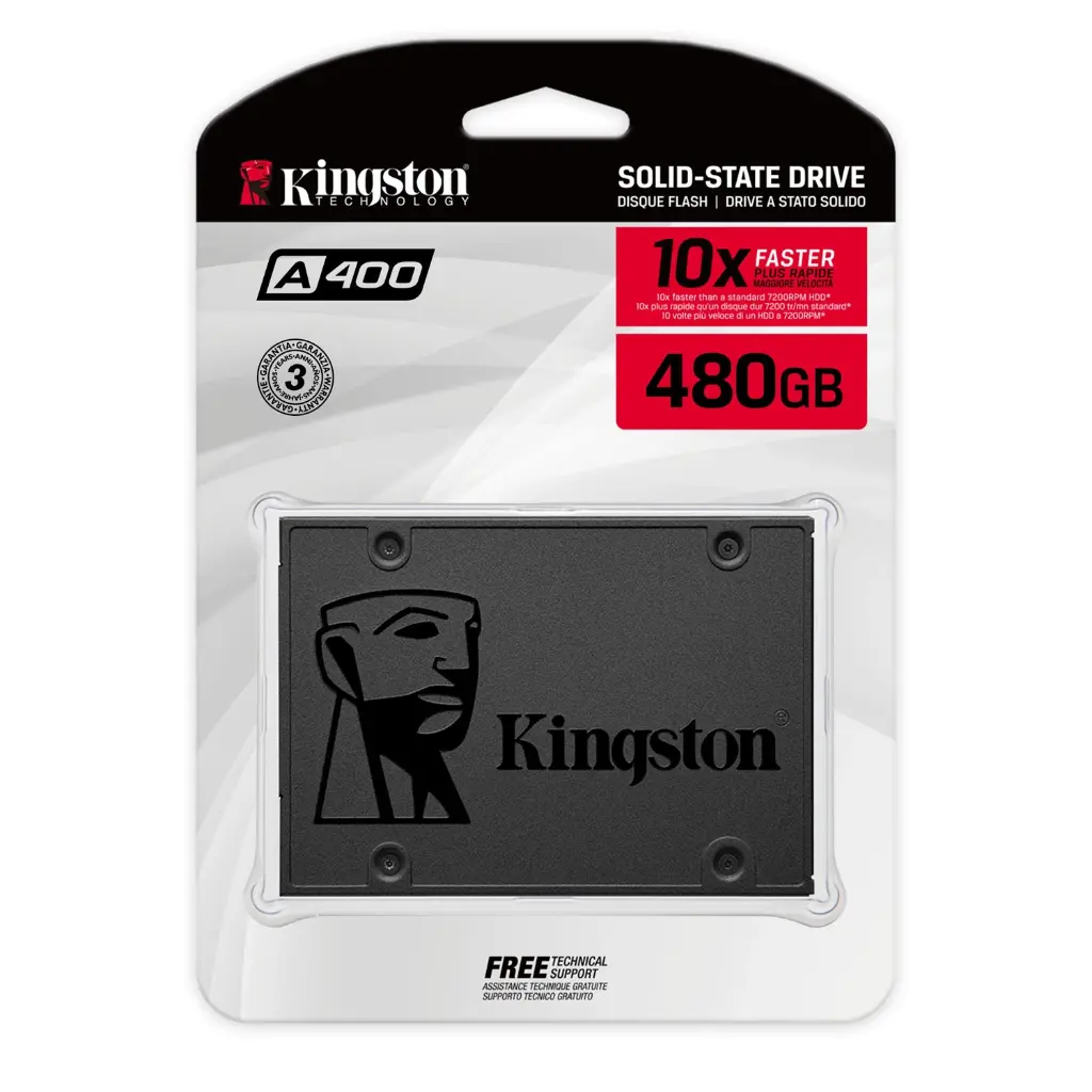 Disco SSD 480GB Kingston A400 Sata