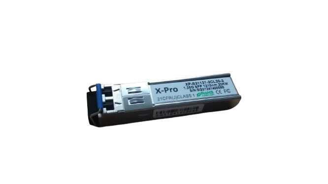 Mini Gbic Transceiver X-Pro Monomodo Sfp 1.25g 20km 1310nm