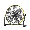 Ventilador Turbo Peabody 16" Metálico a Batería Amarillo
