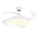 Ventilador de Techo Peabody Retráctil con Luz Led 42" 65W Plata