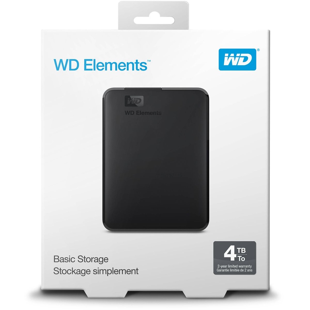 Disco Duro Externo Wd Elements 4tb Negro