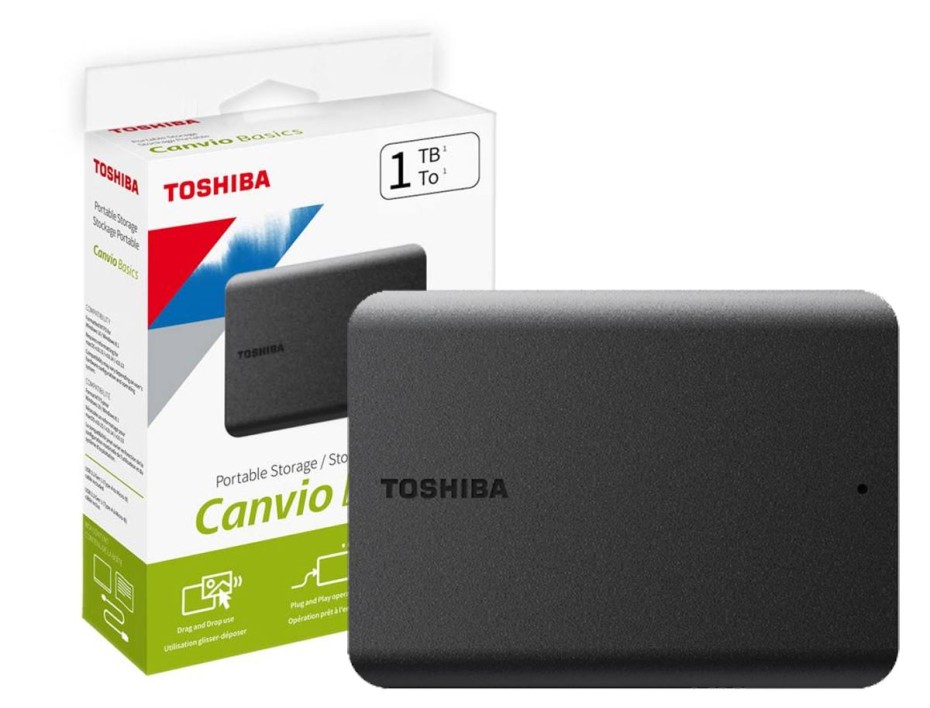 Disco Rigido Externo Toshiba 1Tb  Canvio Basics