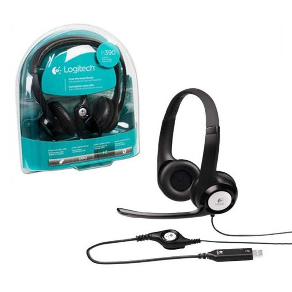 Auriculares Usb Logitech H390 Con Micrófono