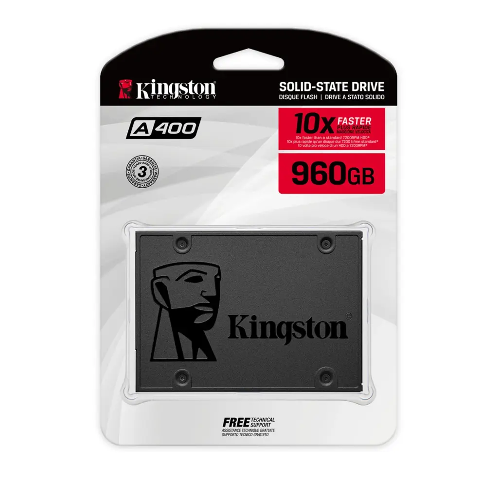Disco SSD 960GB Kingston A400 Sata