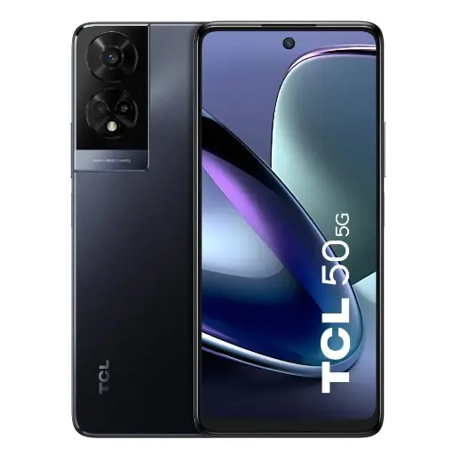 [T613P-FALCAR11] Celular TCL 50 5G 6GB 256G 6,56" Android 14 Space Gray con funda, auriculares y cargador