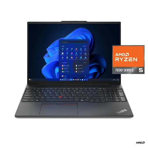 [21M6000DAC] Notebook Lenovo Thinkpad E16 Gen2 Ryzen 5 7535HS 16GB SSD 512GB 16" Full HD