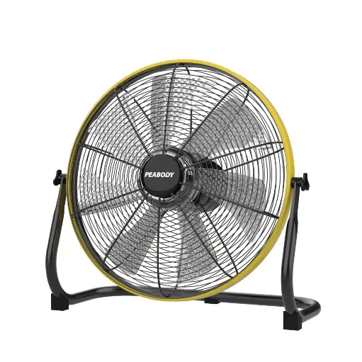 [PE-VTB1630NA] Ventilador Turbo Peabody 16" Metálico a Batería Amarillo