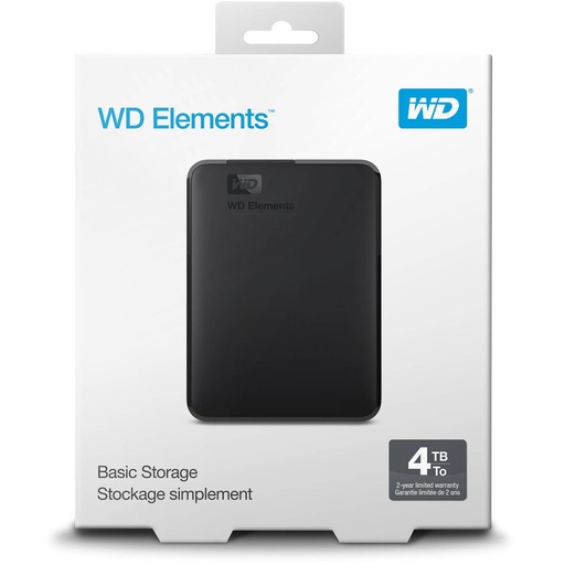 [WDBU6Y0040BBK-WESN] Disco Duro Externo Wd Elements 4tb Negro