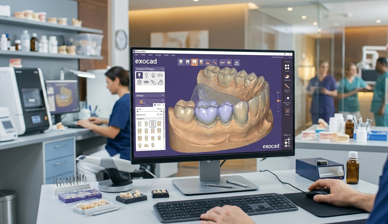 ¿Trabajas con Exocad? Guía para optimizar tu flujo de trabajo